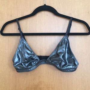 Metallic bralette